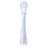 LoveToy Gode en Verre Twin Pleasures 20 x 3.6cm Transparent